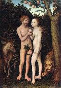 CRANACH, Lucas the Elder Adam and Eve 04 oil painting picture wholesale